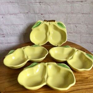 Vintage Belmar California Fruit Pear Ceramic Dishes